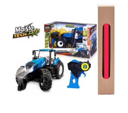 Παιχνιδολαμπάδα Maisto 1:16 RC New Holland Tractor 2.4GHZ Τηλεκατευθυνόμενο Τρακτέρ - (49/82721)