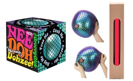 Needoh Παιδικό Διακοσμητικό Μαξιλάρι Πολύχρωμο Mermaid Dohzee 20x20εκ. (15751949) Με Λαμπάδα