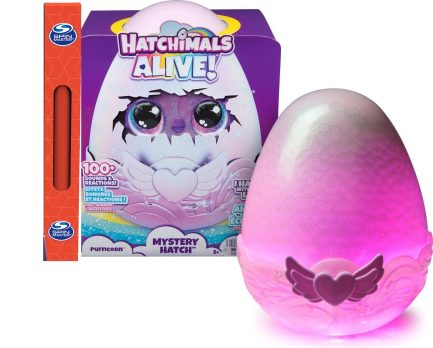 Παιχνιδολαμπάδα Spin Master Hatchimals: Alive Mystery Hatch - Pufficorn (6069132) 2-Σχέδια (Τυχαία επιλογή)