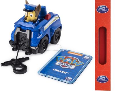 Παιχνιδολαμπάδα Spin Master - Paw Patrol Rescue Vehicle With Extendable Grapple  - Chase για 3+ Ετών 9εκ .(20101453)