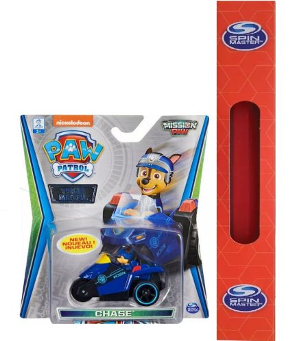 Παιχνιδολαμπάδα Spin Master Paw Patrol: Μεταλλικά Οχήματα Mission Paw : Chase Μεταλλική Μινιατούρα 1:55  (2013198/6054503)