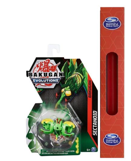 Παιχνιδολαμπάδα Spin Master Bakugan Evolutions: Sectanoid (Green) Core Ball (20134618)