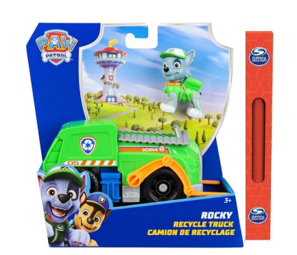 Παιχνιδολαμπάδα Spin Master Paw Patrol: Rocky - Recycle Truck Vehicle (20148930)