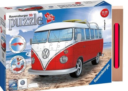 Παιχνιδολαμπάδα Ravensburger 3D Puzzle VW Bus T1 Surfer Edition 162pcs (12516)
