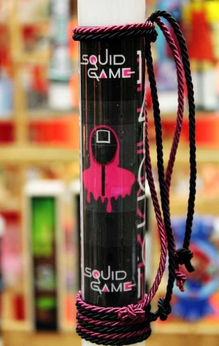 Πασχαλινή λαμπάδα σκουιτ μάσκα 25x3.5cm (22ε011)