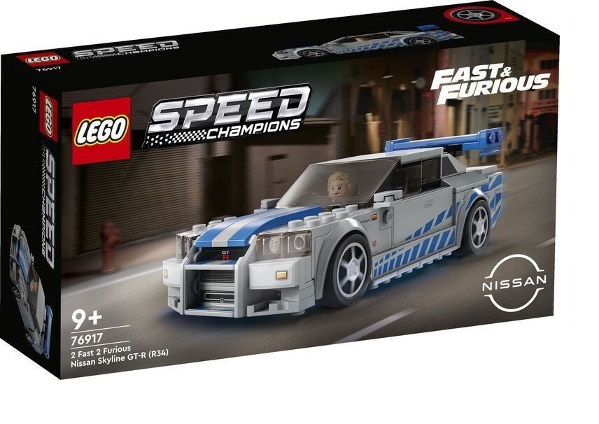 LEGO® Speed Champions: 2 Fast 2 Furious Nissan Skyline GT-R (R34) (76917) & Δώρο Λαμπάδα