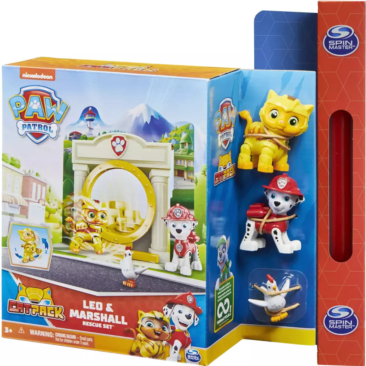 Παιχνιδολαμπάδα Spin Master Paw Patrol: Cat Pack - Leo & Marshall Rescue Set (20139272)