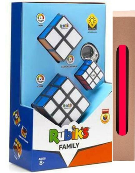 Παιχνιδολαμπάδα Rubik's Family Pack Κύβος Ταχύτητας για 8+ Ετών 6064015 3τμχ