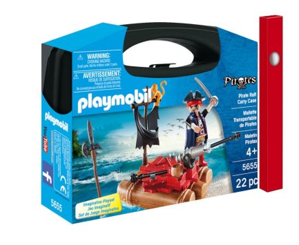 Παιχνιδολαμπάδα Playmobil Pirates Βαλιτσάκι: Πειρατής Σχεδία για 4+ ετών (5655)
