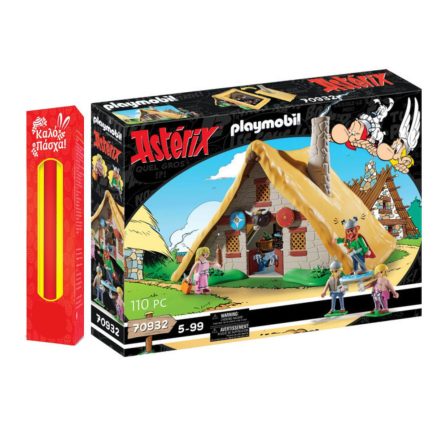 Παιχνιδολαμπάδα Playmobil Asterix Καλύβα του Αρχηγού Μαζεστίξ για 5+ ετών (70932)