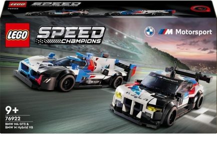 LEGO Speed Champions BWM M4 GT3 & BMW M Hybrid V8 Race Cars (76922) & Δώρο Λαμπάδα