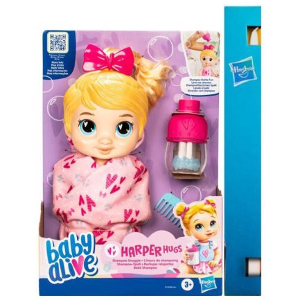 Παιχνιδολαμπάδα Hasbro Baby Alive: Shampoo Snuggle - Harper Hugs Doll (F9119)