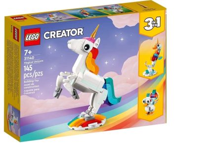 LEGO®Creator 3-in-1:  Magical Unicorn για 7+ ετών (31140) & Δώρο Λαμπάδα