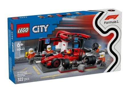 LEGO® City: F1® Pit Stop & Pit Crew with Ferrari Car (60443) & Δώρο Λαμπάδα