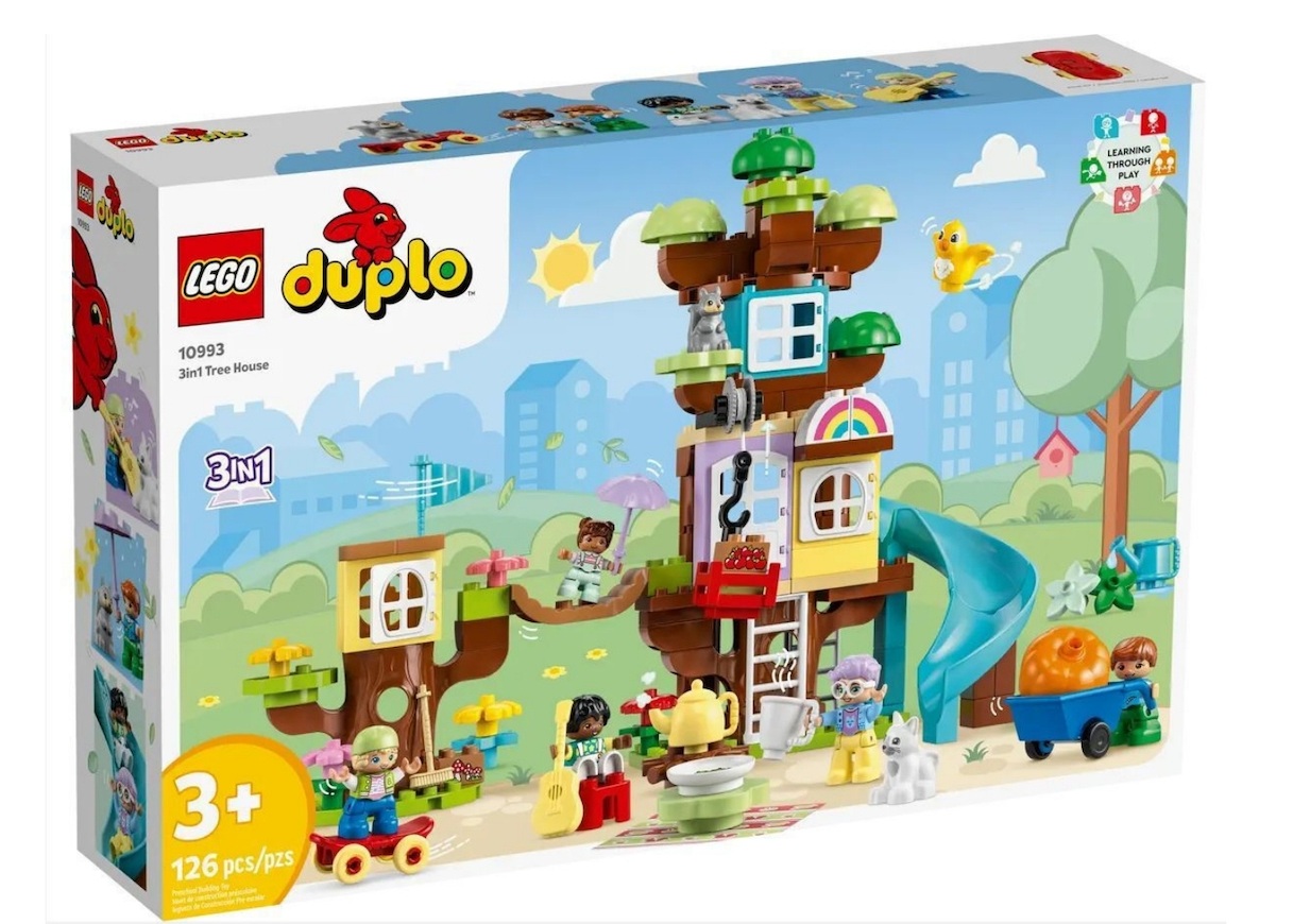 LEGO® DUPLO®: 3in1 Tree House - Δεντρόσπιτο (10993) & Δώρο Λαμπάδα