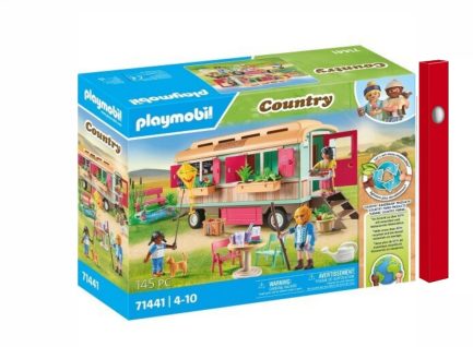 Παιχνιδολαμπάδα Playmobil Country Καφετέρια-Τροχόσπιτο για 4-10 ετών ( 71441 )