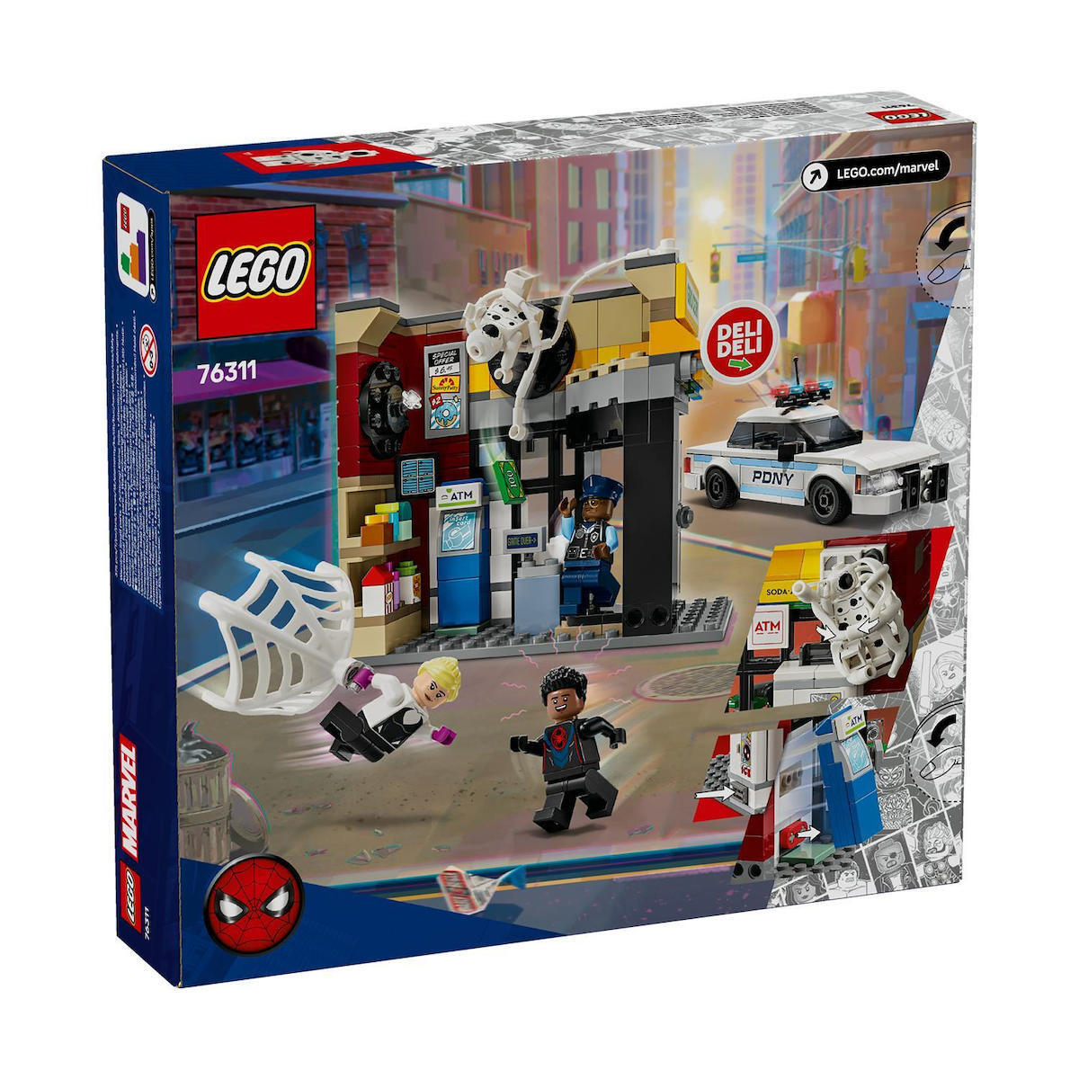 LEGO Marvel Super Heroes Spider-Verse: Mile Morales vs The Spot για 9+ Ετών 375τμχ (76311) & Δώρο Λαμπάδα - Image 2