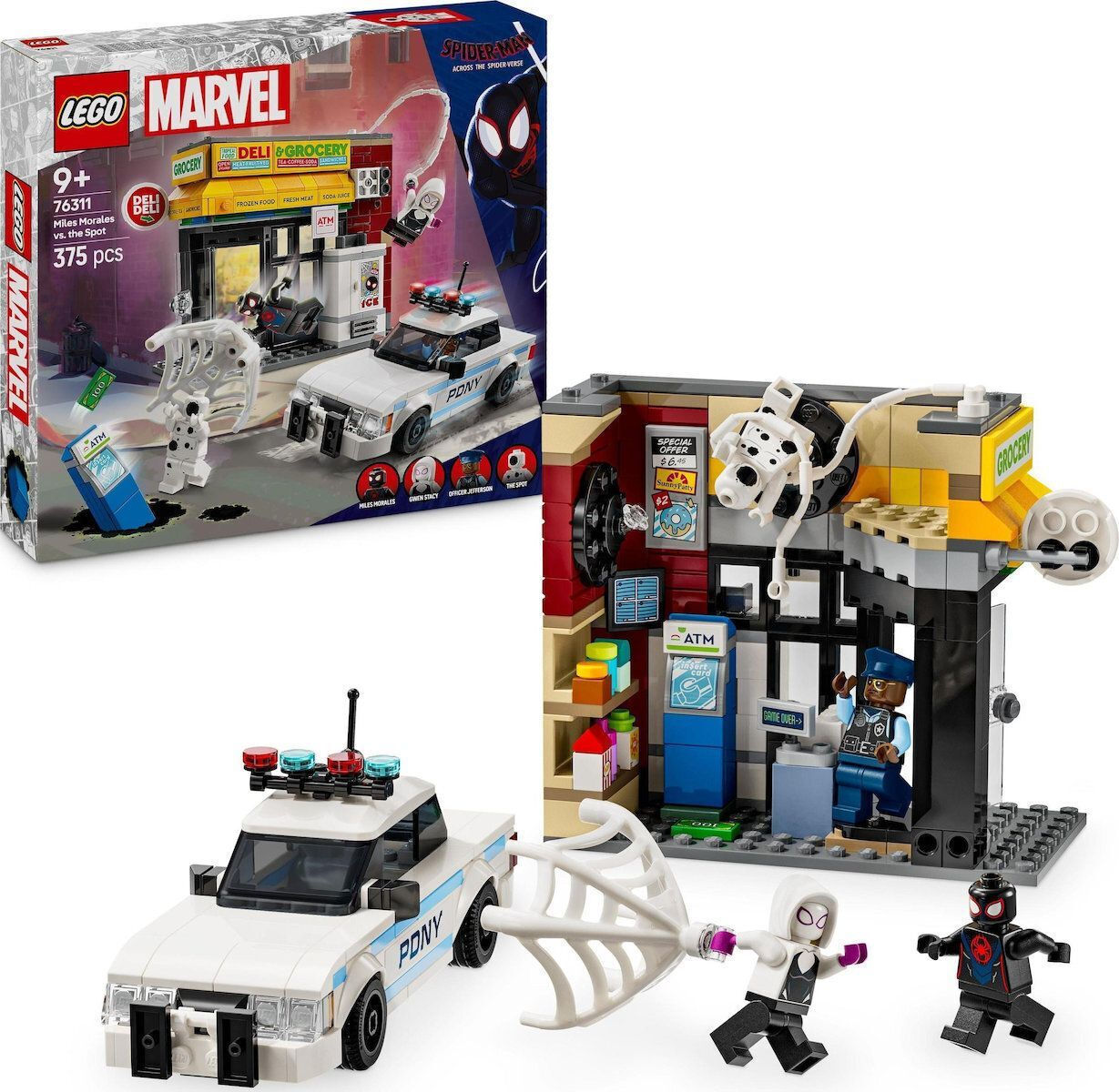 LEGO Marvel Super Heroes Spider-Verse: Mile Morales vs The Spot για 9+ Ετών 375τμχ (76311) & Δώρο Λαμπάδα - Image 3