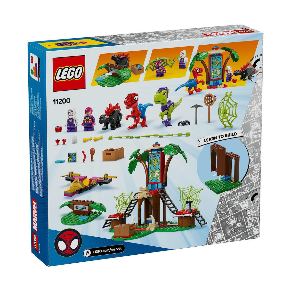 LEGO® Marvel: Spidey And His Amazing Friends Spidey and Gobby’s Raptor Battle at Tree House HQ (11200) - Image 2