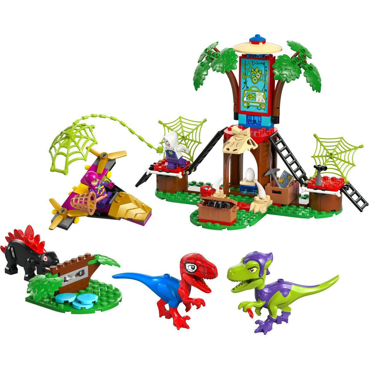 LEGO® Marvel: Spidey And His Amazing Friends Spidey and Gobby’s Raptor Battle at Tree House HQ (11200) - Image 4