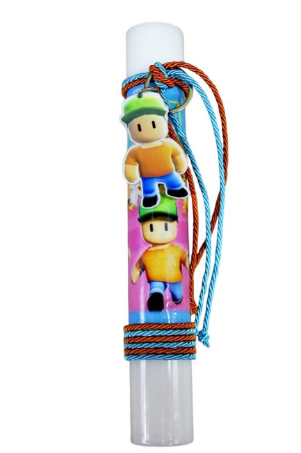 Πασχαλινή Λαμπάδα Σταμπ Plexiglass Μπρελόκ 25 x 3,5cm (25Δ005 )