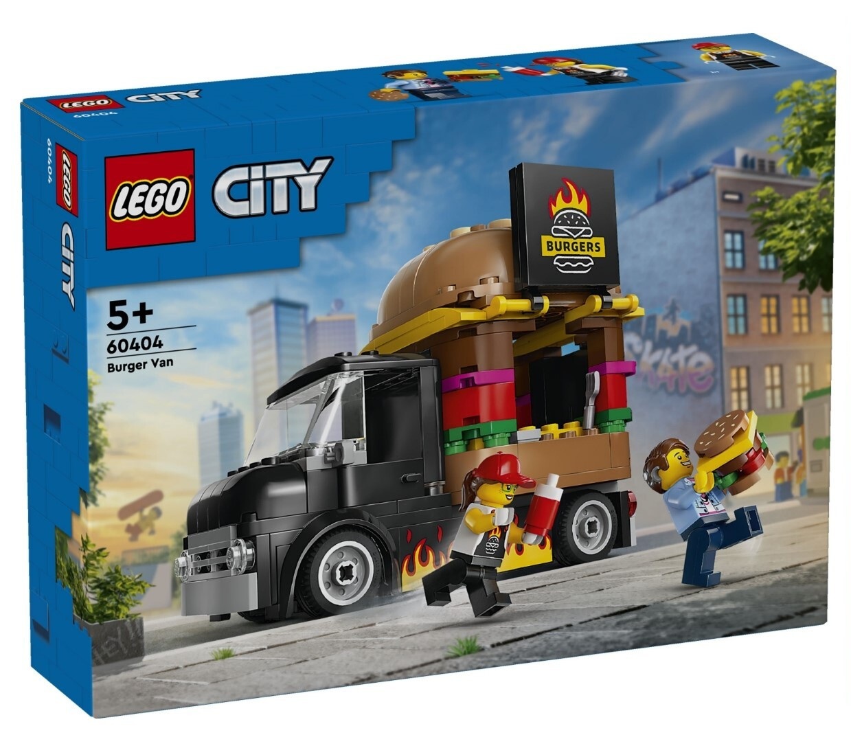 LEGO® City: Burger Truck Toy Building Set (60404) & Δώρο Λαμπάδα