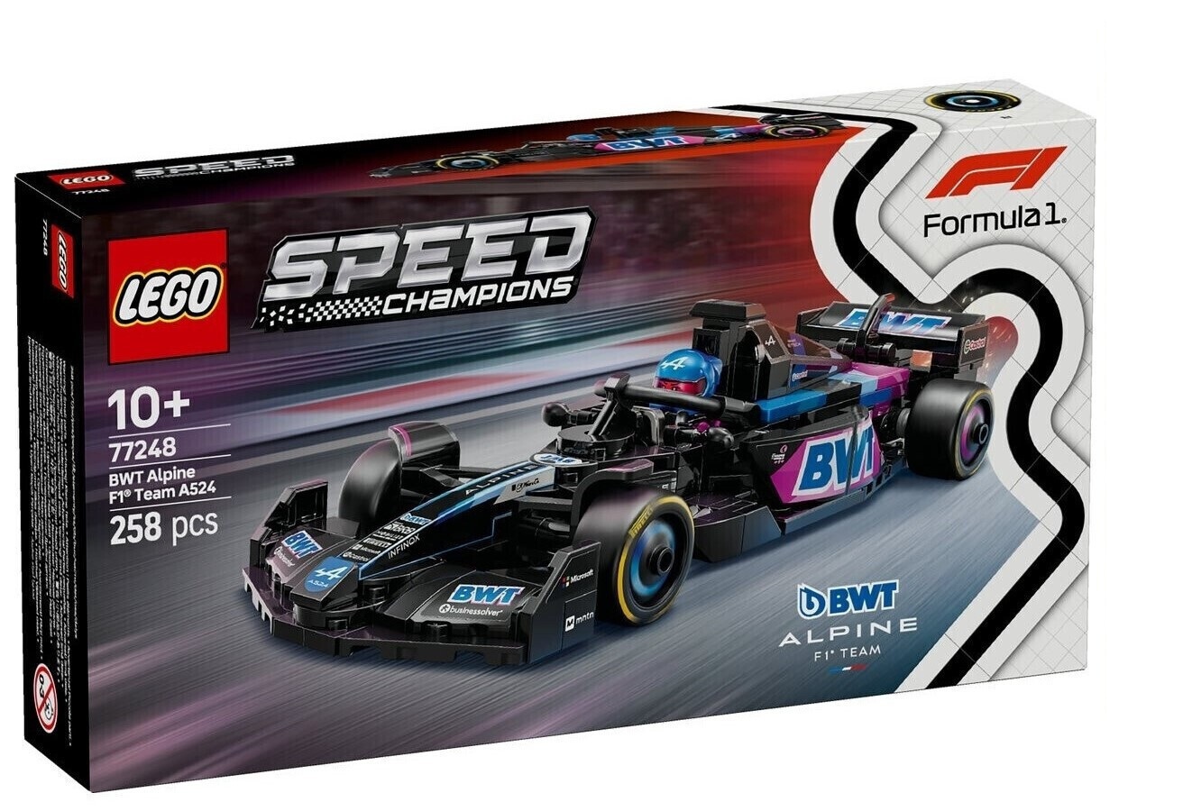 LEGO® Speed Champions: Bwt Alpine F1® Team A524 Race Car 258τμχ (77248) & Δώρο Λαμπάδα