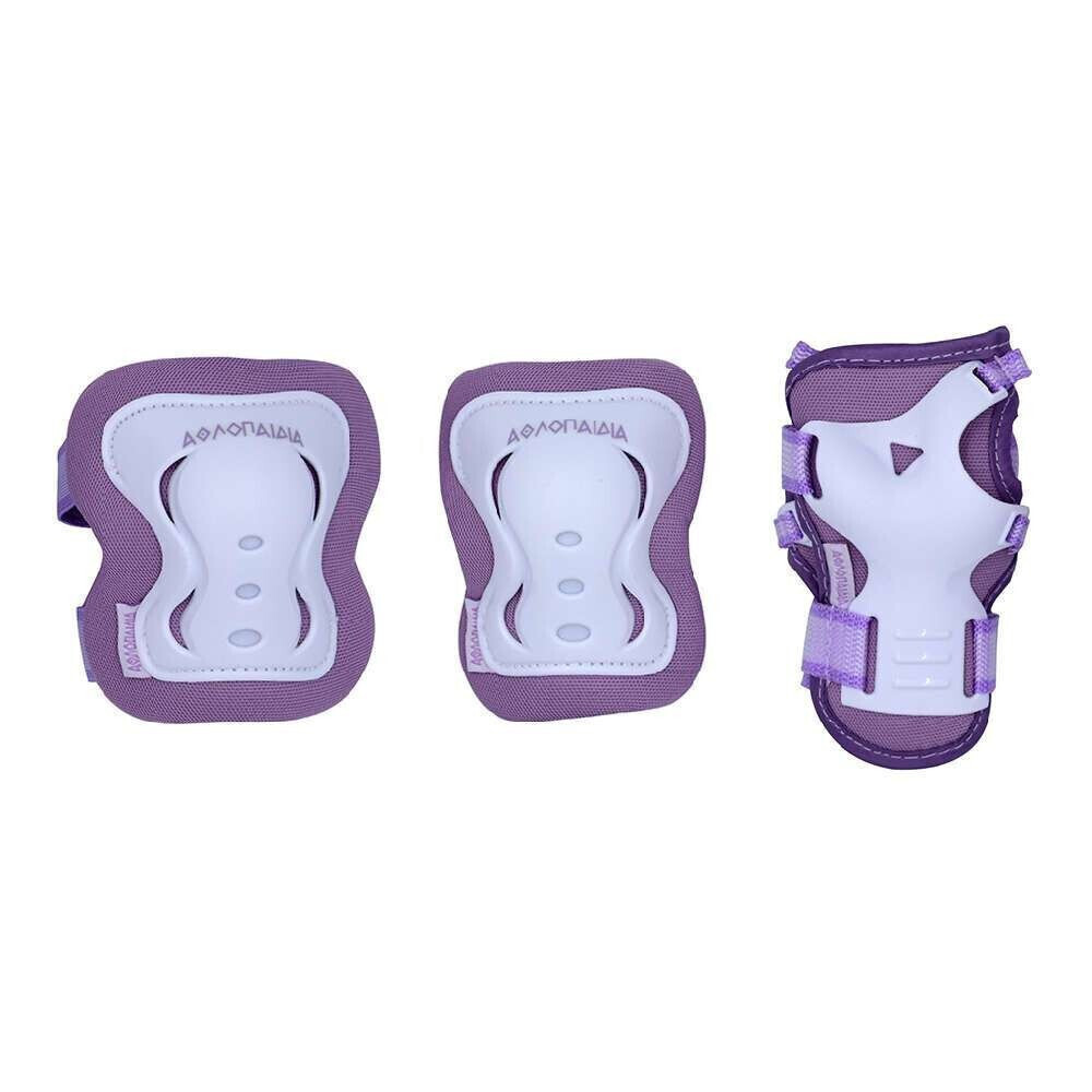 Αθλοπαιδιά Παιδικό Σετ Προστατευτικών για Rollers Παστελ Λιλά (003.10082/PL/S) Μέγεθος (Small)