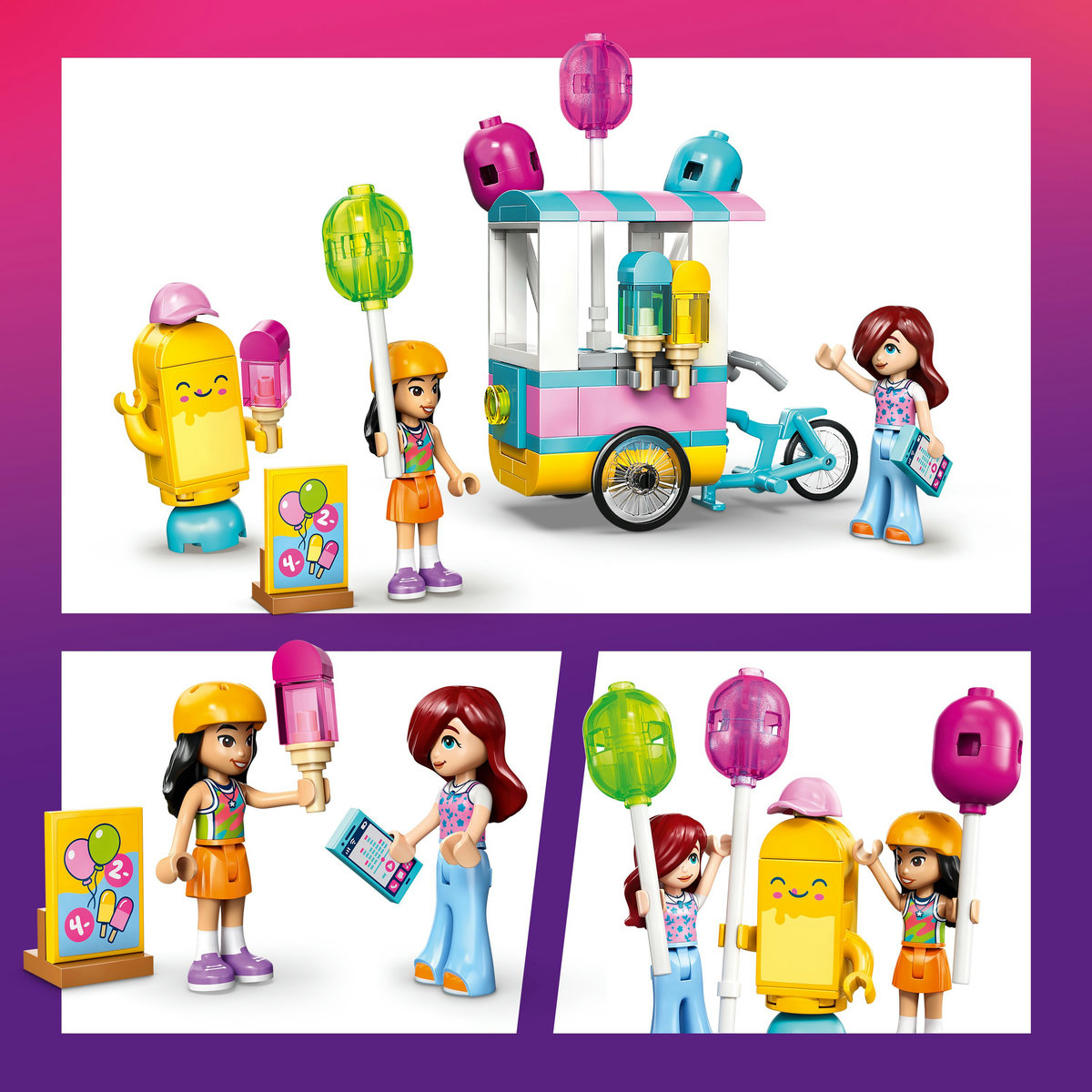 LEGO Friends Ice Cream & Balloon Stand για 6+ Ετών 107τμχ (42692) - Image 2