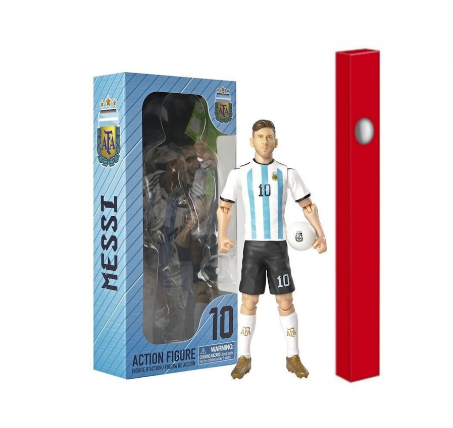 Παιχνιδολαμπάδα Banbo Toys: Argentina Soccer - Lionel Messi Action Figure (20cm) (83712)