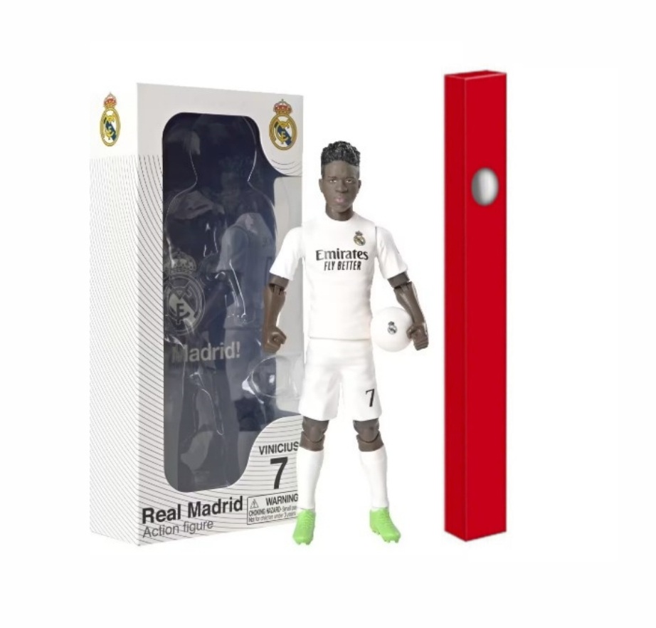 Παιχνιδολαμπάδα Banbo Toys: Real Madrid Soccer - Vinicius Junior Action Figure (20cm) (83606)