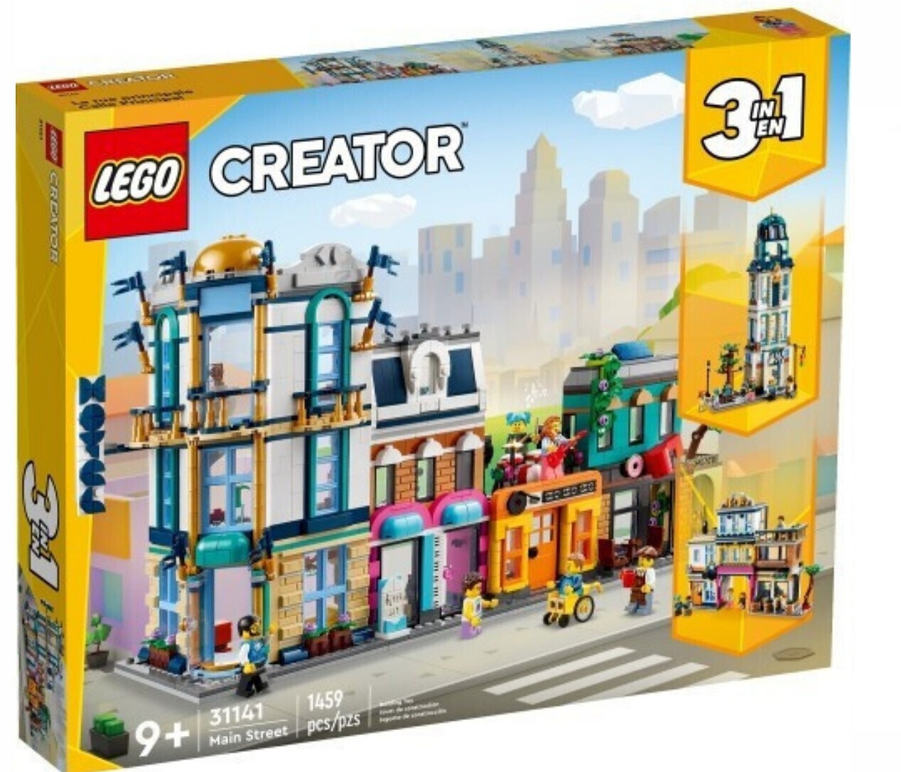 LEGO®Creator 3-in-1: Main Street - Εμπορική Οδός (31141) & Δώρο Λαμπάδα