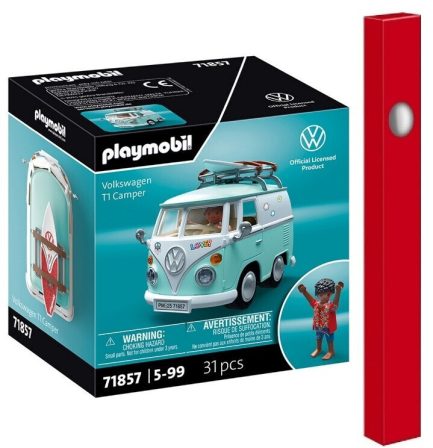 Παιχνιδολαμπάδα Playmobil Volkswagen X Volkswagen T1 Camper για 5-99 ετών (71857)