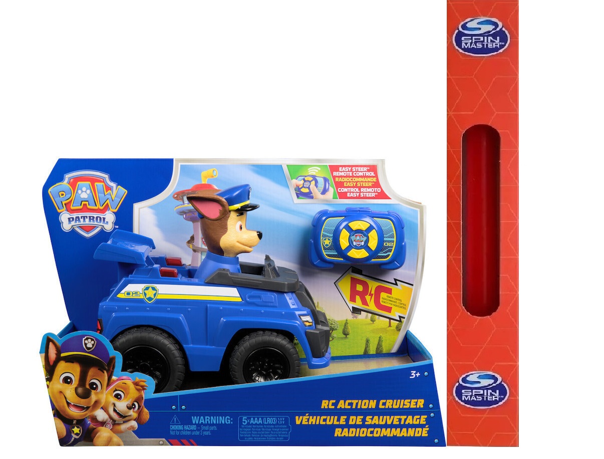 Παιχνιδολαμπάδα Spin Master Paw Patrol: R/C Action Cruiser - Chase Vehicle (6073298)