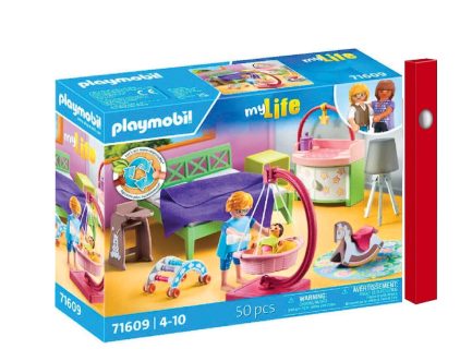 Παιχνιδολαμπάδα Playmobil MyLife Υπνοδωμάτιο Με Κούνια για 4-10 ετών (71609)