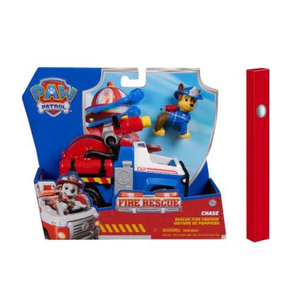 Παιχνιδολαμπάδα Spin Master Paw Patrol: Fire Rescue - Chase Rescue Fire Cruiser Vehicle (6072641)