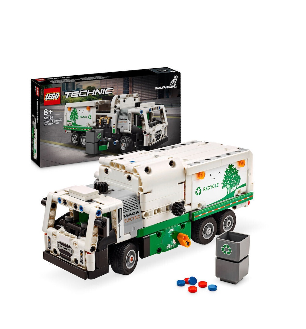 Lego Technic Mack® Lr Electric Garbage Truck για 8+ ετών (42167) & Δώρο Λαμπάδα