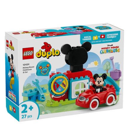 Lego Duplo Mickey Mouse Clubhouse & Car για 2+ Ετών 27τμχ (10454) & Δώρο Λαμπάδα
