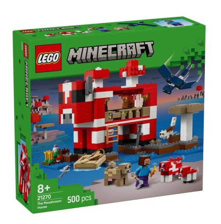 LEGO® Minecraft®: The Mooshroom House (21270) & Δώρο Λαμπάδα
