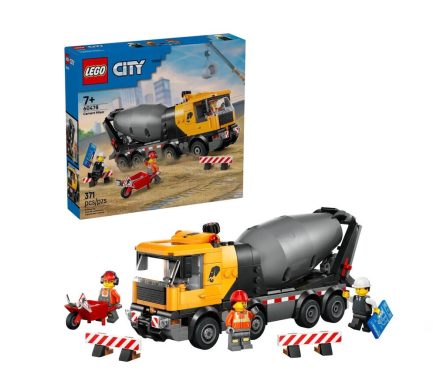 LEGO® City: Cement Mixer (60478) & Δώρο Λαμπάδα
