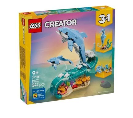 LEGO® Creator: Θαλάσσια Ζώα: Όμορφα Δελφίνια (31385) & Δώρο Λαμπάδα