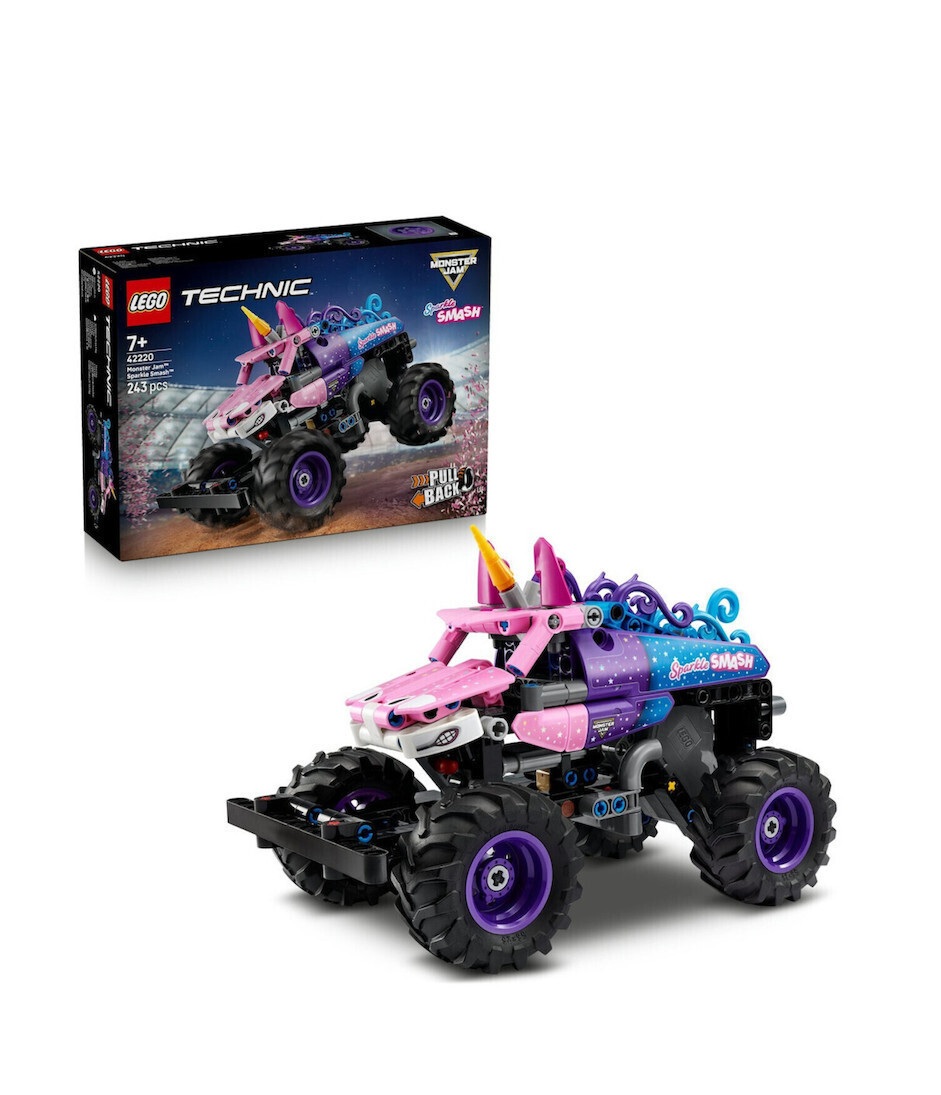 LEGO® Technic Monster Jam™ Sparkle Smash™ Pull-Back (42220) & Δώρο Λαμπάδα
