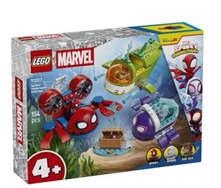 LEGO® Marvel: Spidey And His Amazing Friends Spidey: Underwater Vehicles (11207) & Δώρο Λαμπάδα