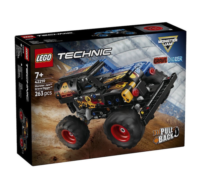 LEGO® Technic Monster Jam™ Grave Digger™ Fire and Ice (42219) & Δώρο Λαμπάδα