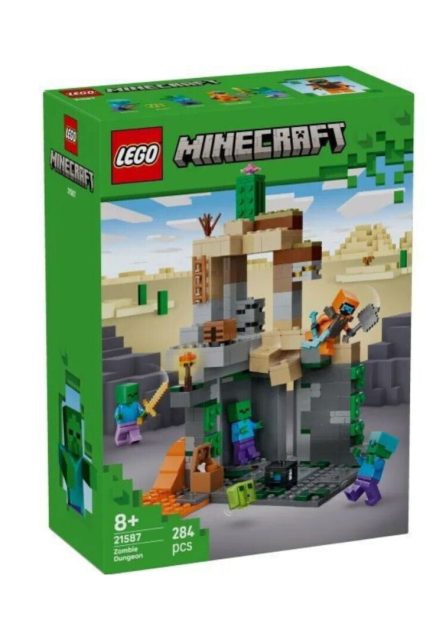 LEGO® Minecraft®: Zombie Dungeon (21587) & Δώρο Λαμπάδα