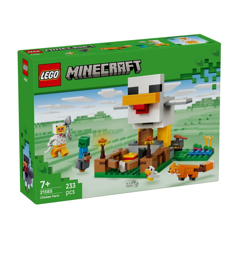 LEGO® Minecraft®: Chicken Farm (21585) & Δώρο Λαμπάδα