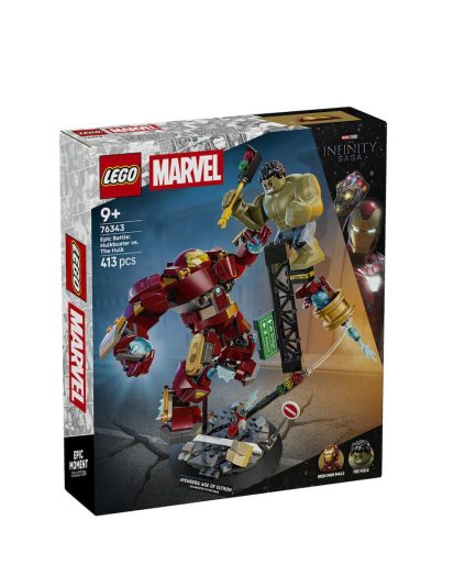 LEGO® Marvel: Epic Battle: Hulkbuster vs. The Hulk (76343)& Δώρο Λαμπάδα