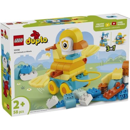 LEGO® DUPLO® Town: 3in1 Animals on Wheels (10448) & Δώρο Λαμπάδα