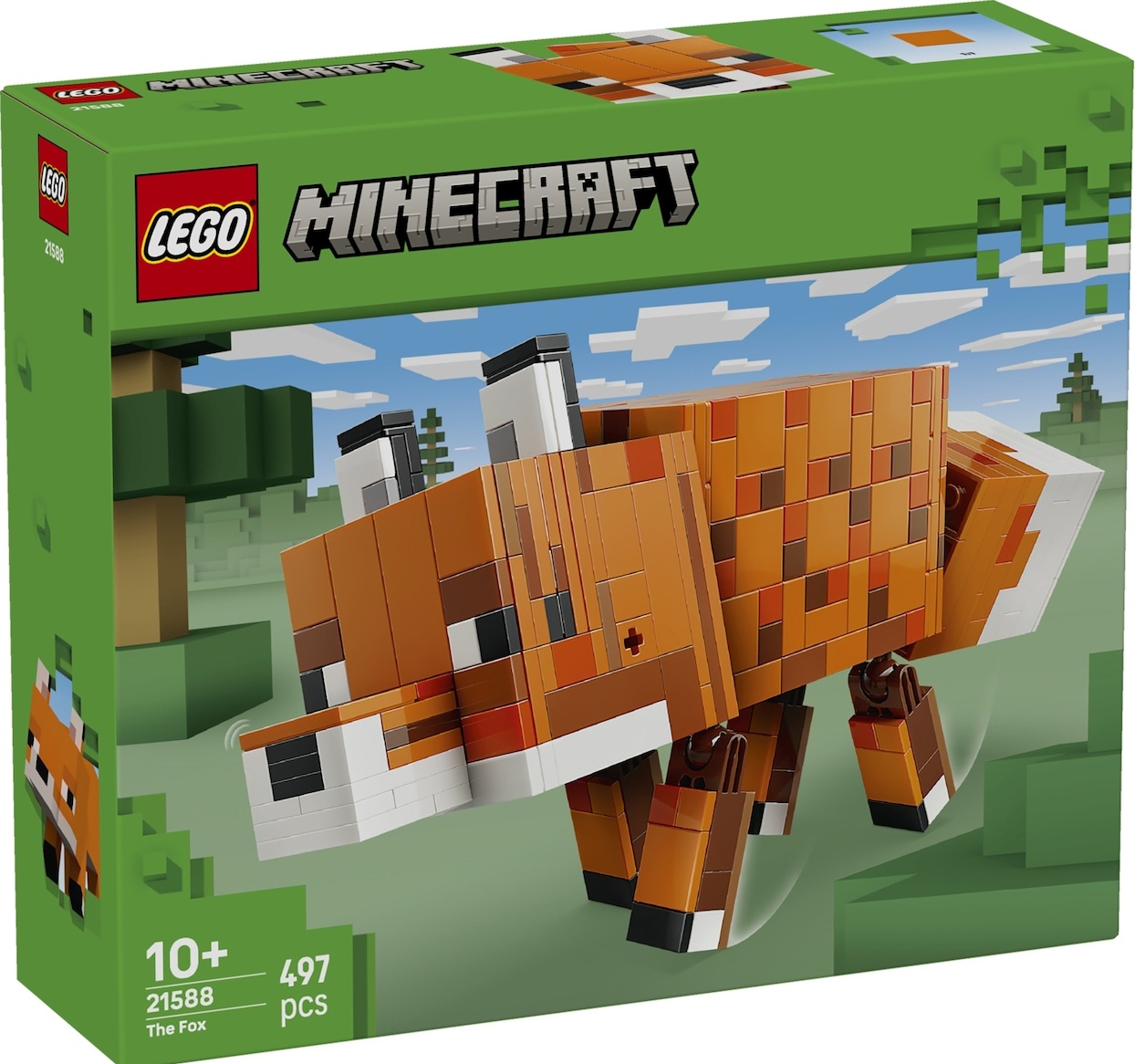 LEGO® Minecraft®: The Fox (21588) & Δώρο Λαμπάδα