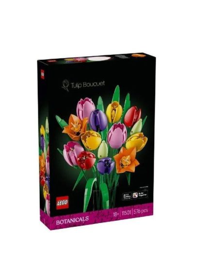 LEGO® Botanicals: Tulip Bouquet (11501)& Δώρο Λαμπάδα